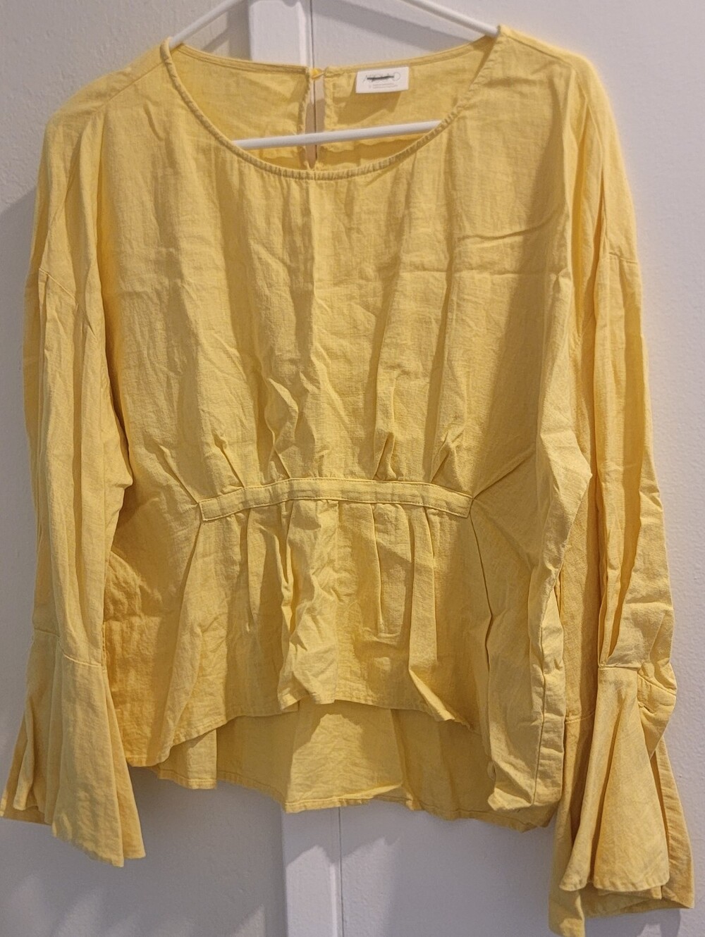 Abound Yellow Long-Sleeve Blouse S